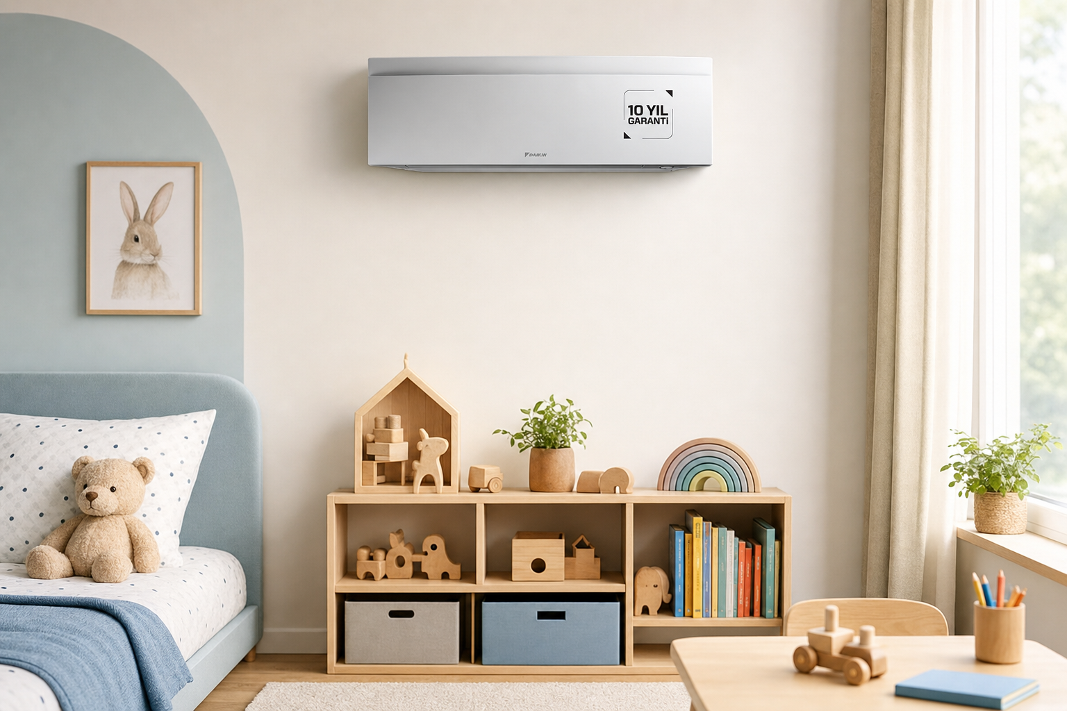 Daikin Emura — Çift alanlı sensör ile akıllı konfor