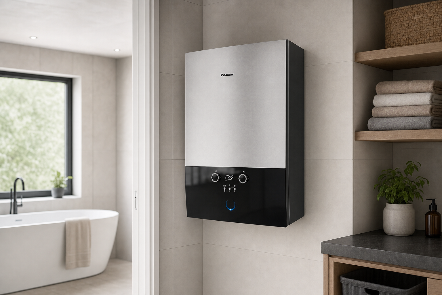 Daikin Yoğuşmalı Kombiler — Anında ve kesintisiz sıcak su