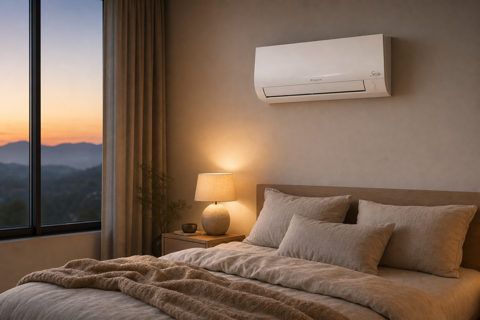 Daikin Siesta Sensira — 21 dB ile fısıltıdan sessiz geceler
