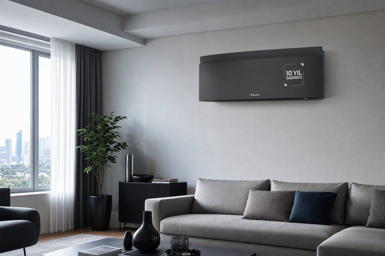 Daikin Emura FTXJ42AB9 14.000 BTU Duvar Tipi Inverter Klima (Siyah)